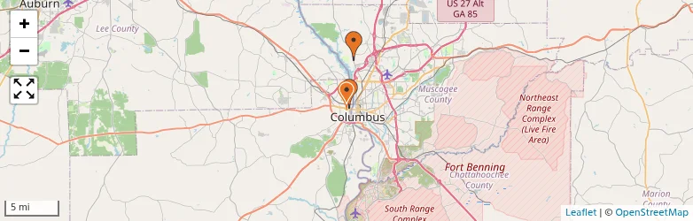 Related schools map