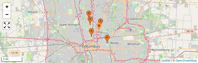 Related schools map