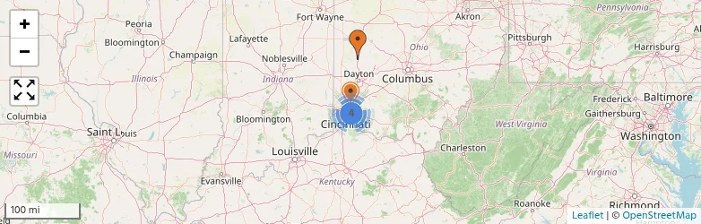 Related schools map