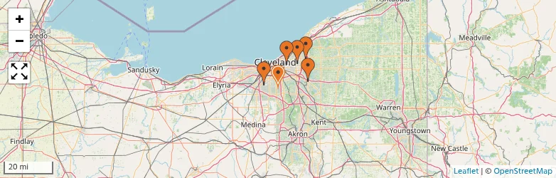Related schools map