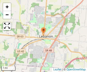 Map of Lebanon United Methodist Kindergarten