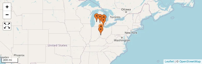 Related schools map