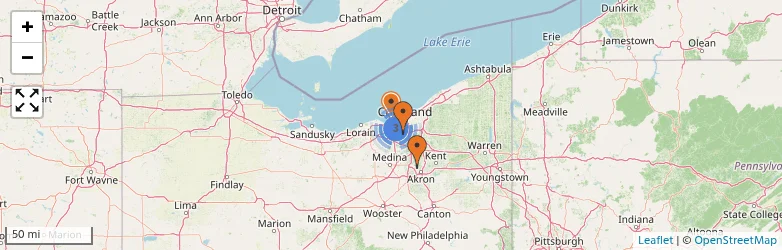 Related schools map