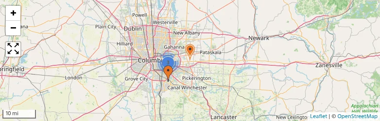 Related schools map