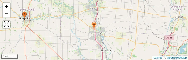 Related schools map