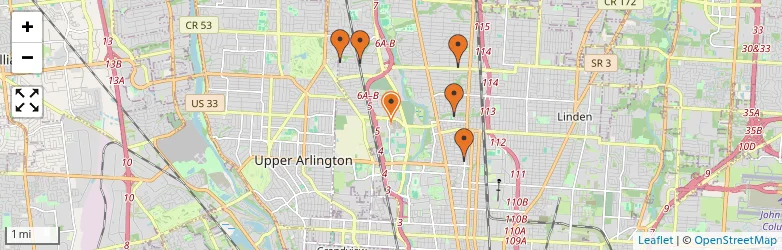 Related schools map