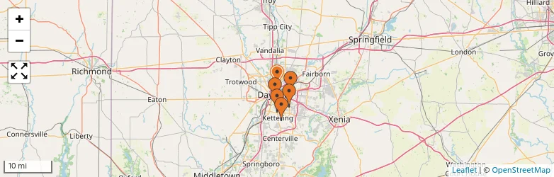 Related schools map