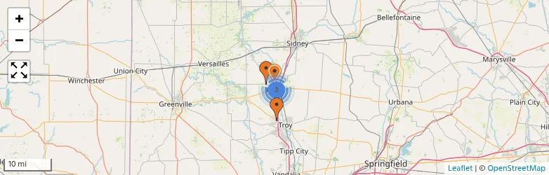 Related schools map