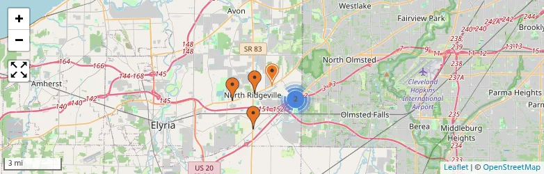 Related schools map