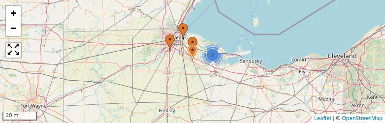 Related schools map