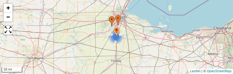 Related schools map