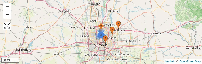 Related schools map