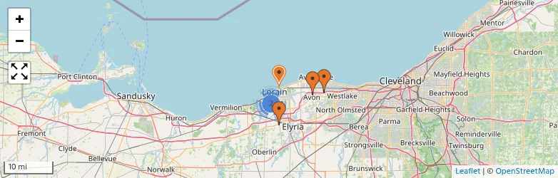 Related schools map