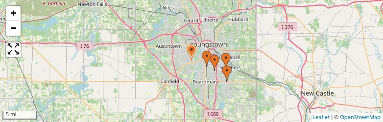 Related schools map