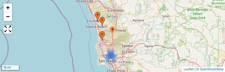 Related schools map