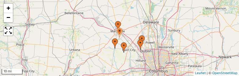Related schools map