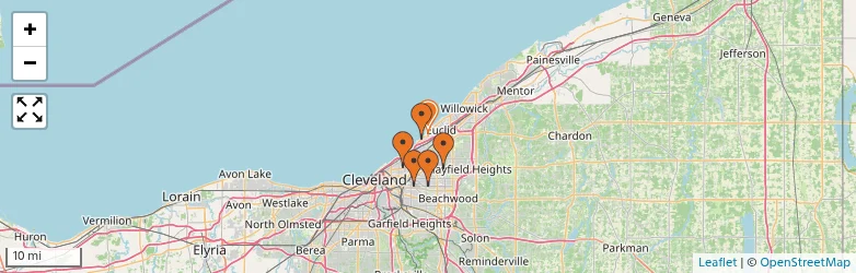 Related schools map