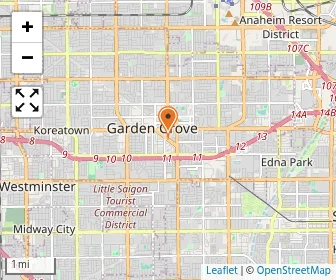 Map of Garden Grove Christian School