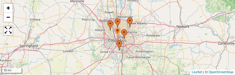 Related schools map