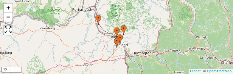 Related schools map