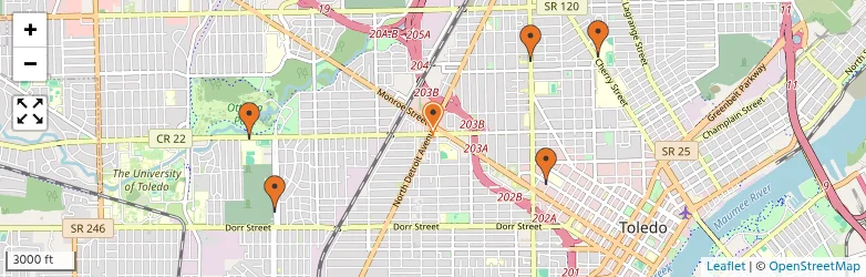 Related schools map