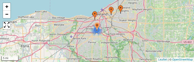 Related schools map