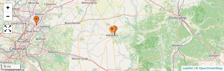 Related schools map