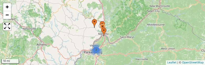 Related schools map