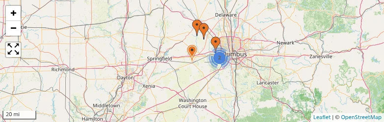 Related schools map