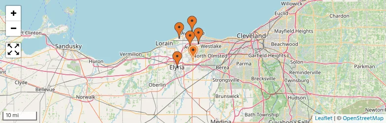 Related schools map