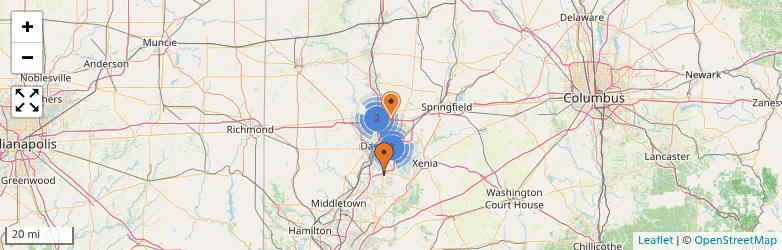Related schools map