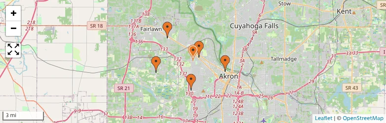 Related schools map