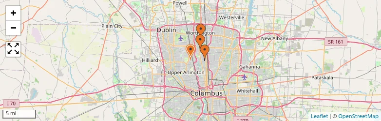 Related schools map