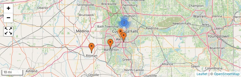 Related schools map