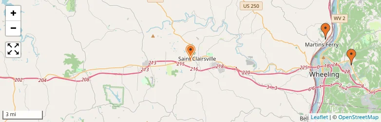 Related schools map