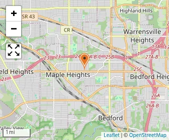 Map of St. Wenceslas School
