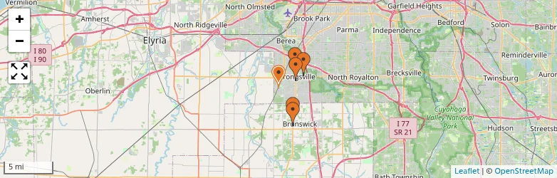 Related schools map