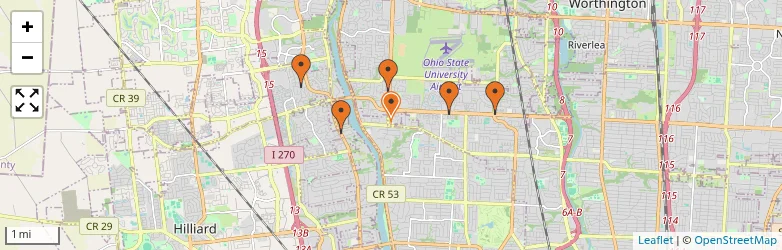Related schools map
