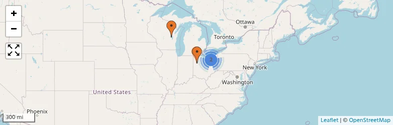 Related schools map