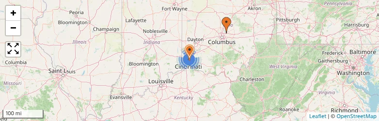 Related schools map