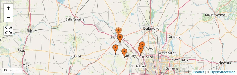 Related schools map