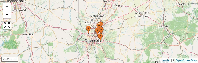 Related schools map