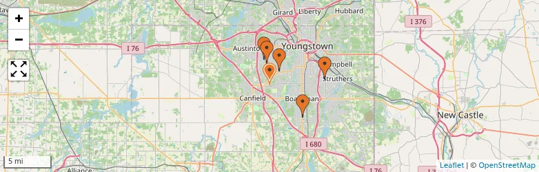 Related schools map
