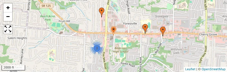 Related schools map