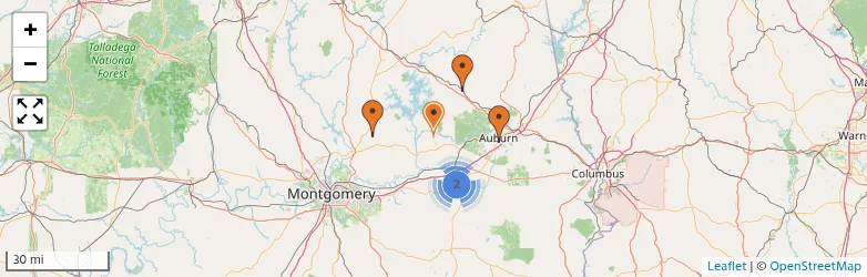 Related schools map