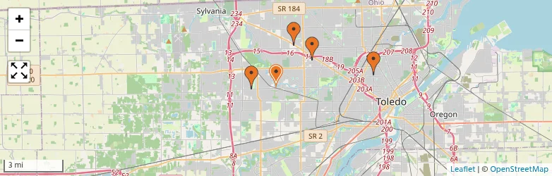 Related schools map