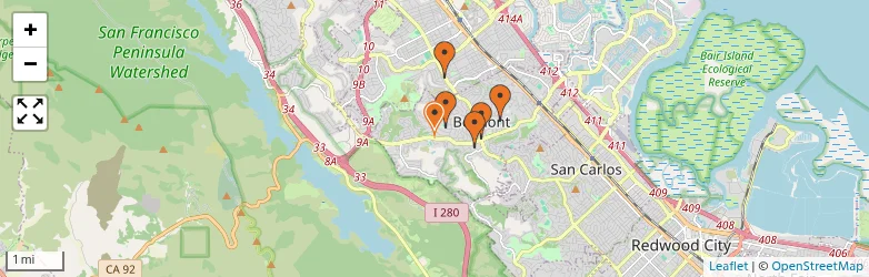 Related schools map