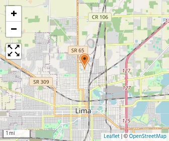 Map of Northside Mennonite Ch Cld Car