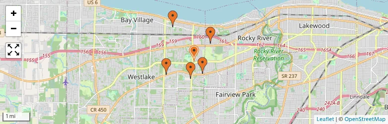 Related schools map