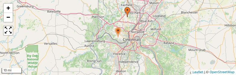 Related schools map